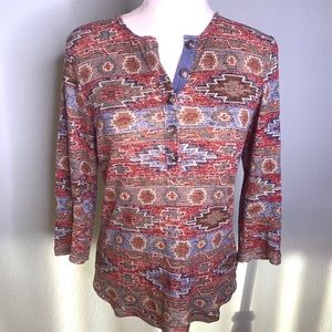 Ralph Lauren Southwest print cotton top